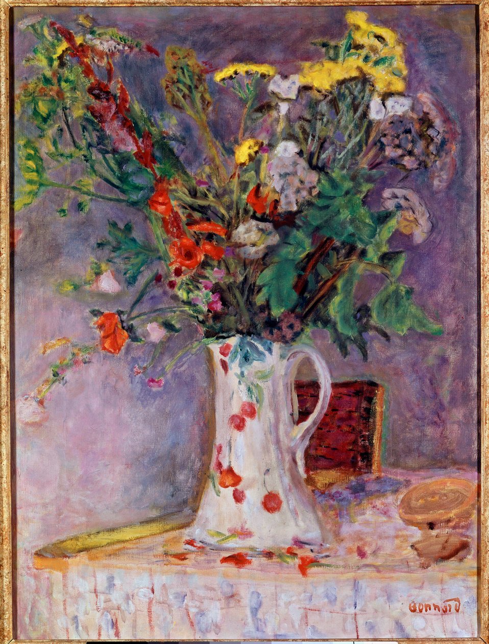Jarrón de flores de Pierre Bonnard
