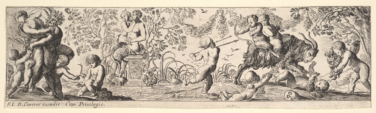 Bacanal, 1600-1642 de Pierre Brebiette