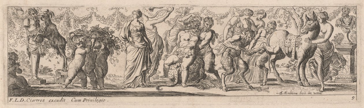 Silenus borracho de Pierre Brebiette