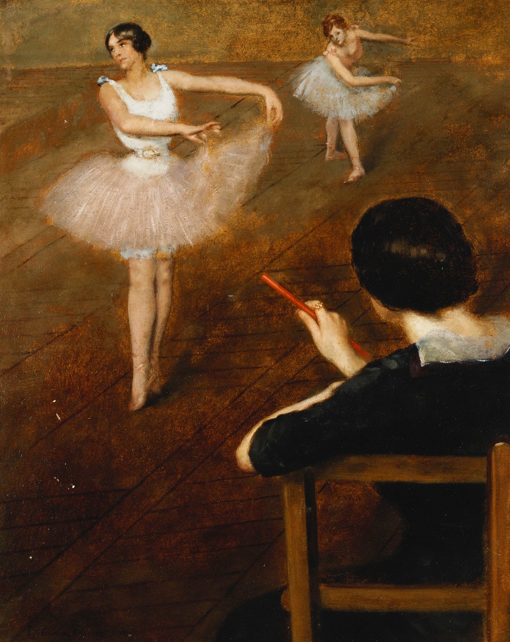 La lección de ballet de Pierre Carrier Belleuse