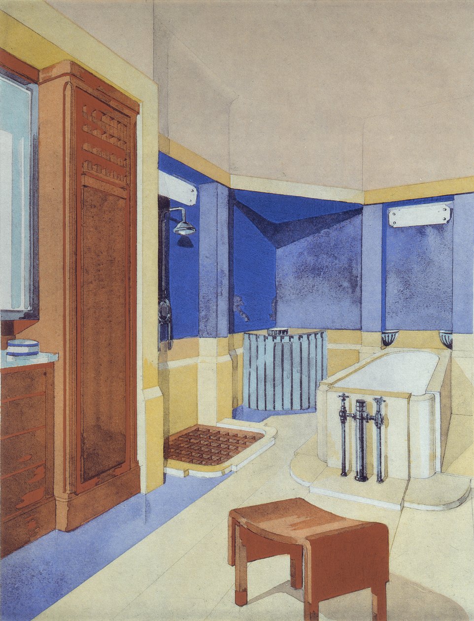 Baño en París de Pierre Chareau