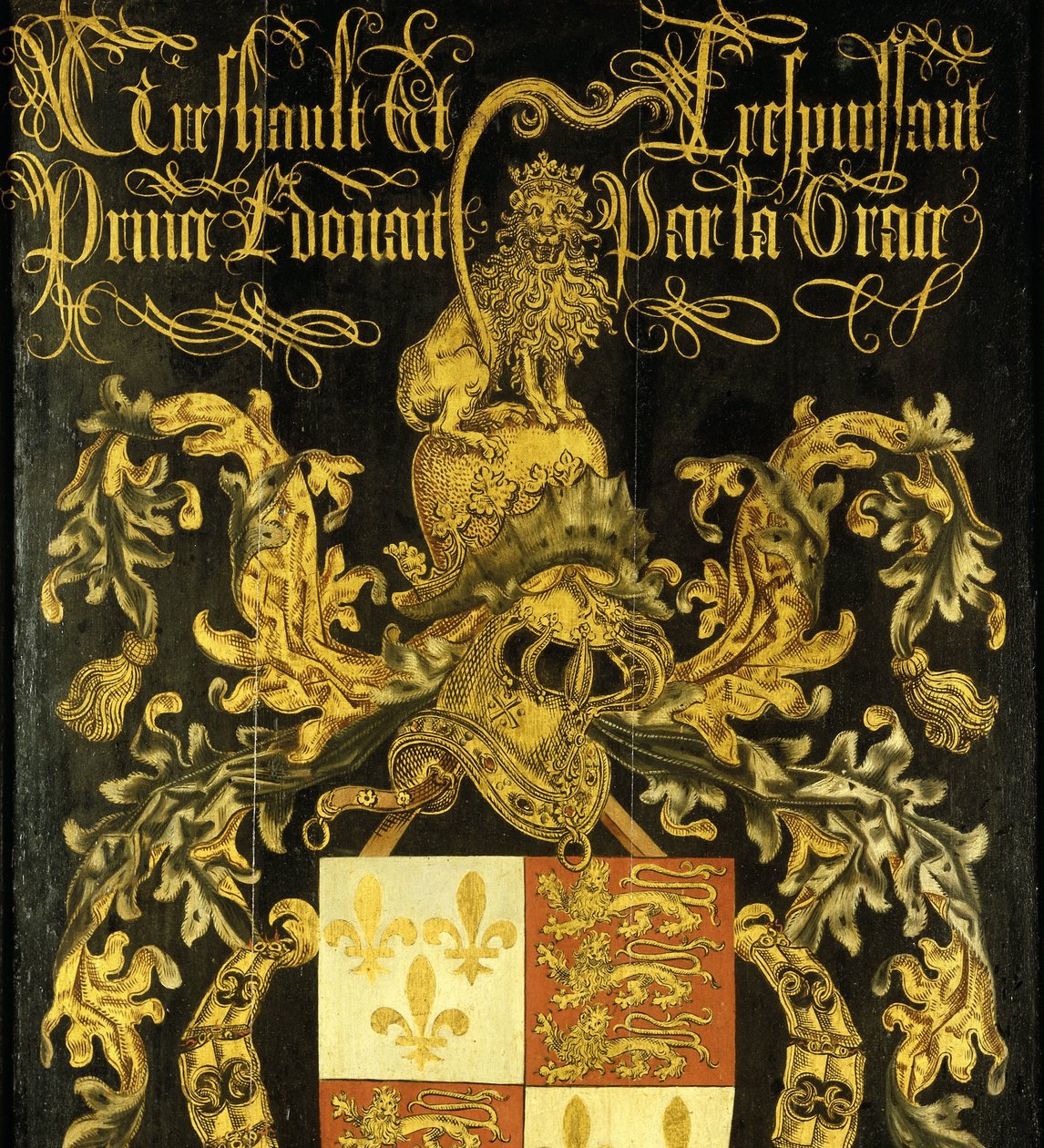 Escudo de Eduardo IV (1442-83), Rey de Inglaterra, en su calidad de Caballero de la Orden del Toisón de Oro de Pierre Coustain (attributed to)
