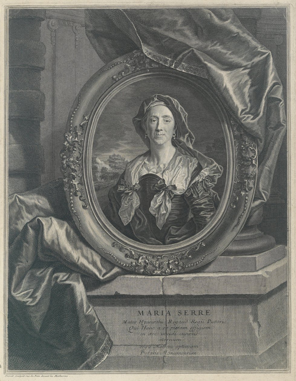 Madame Marie Rigaud (María Serre) de Pierre Drevet