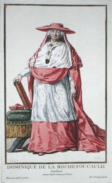 Cardenal Dominique de la Rochefoucauld (1712-1800) de 