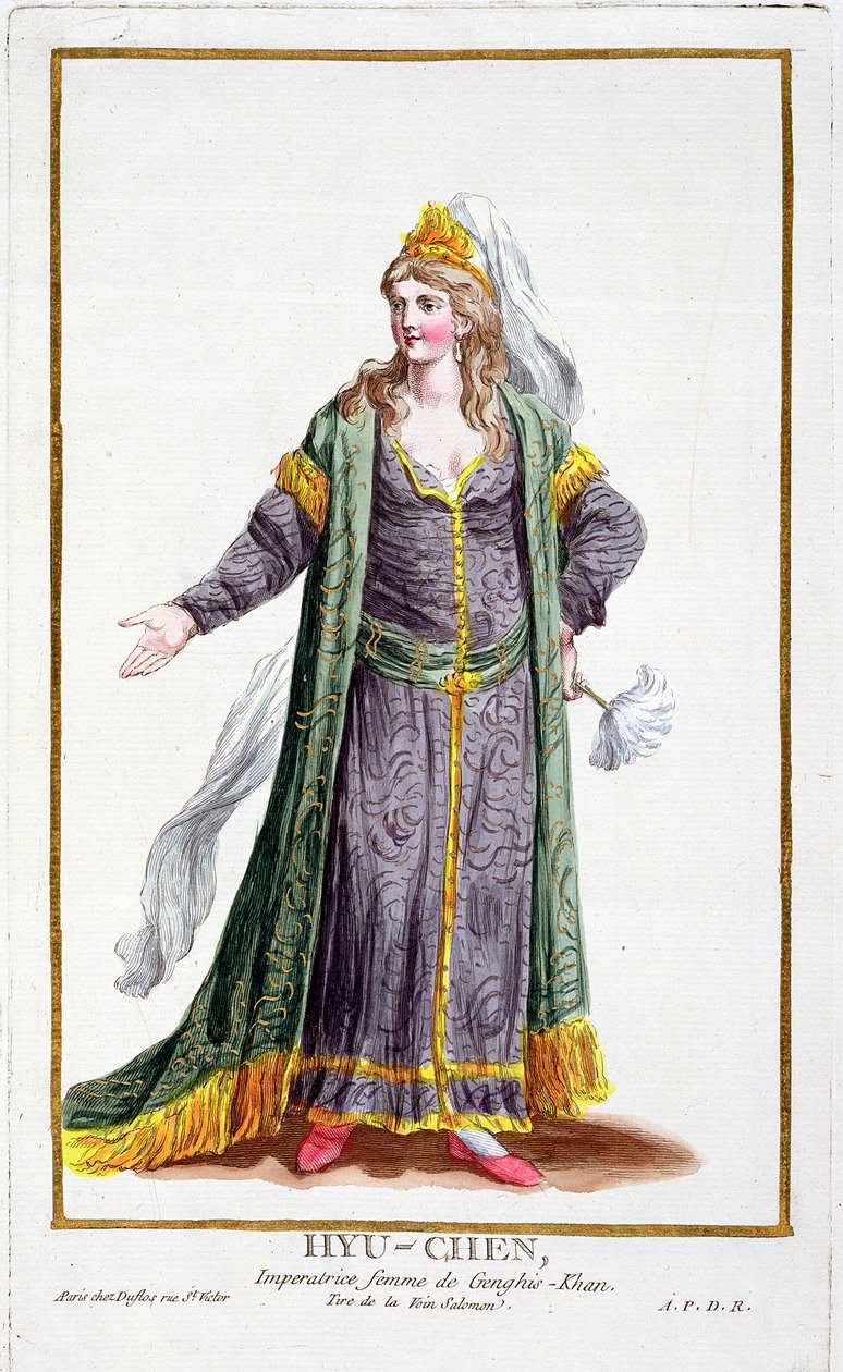 Hyu-Chen, esposa de Genghis Khan, de 