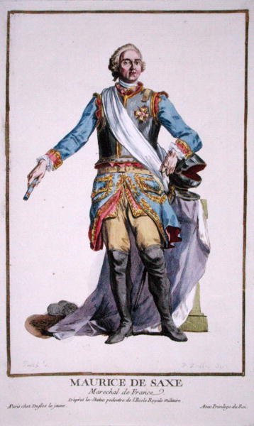 Mauricio de Sajonia (1696-1750) de 