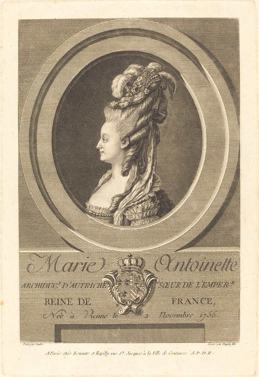 María Antonieta de Pierre Dupin II after Carle Van Loo