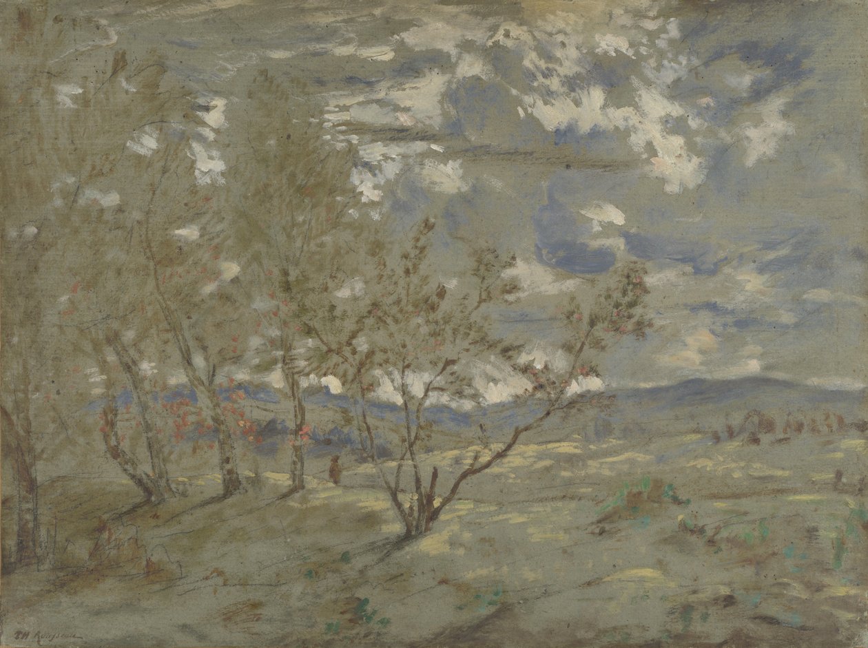 Paisaje, ca 1865 de Pierre Etienne Theodore Rousseau