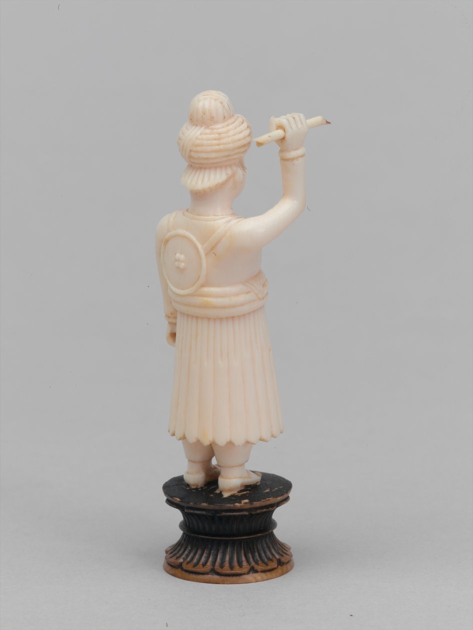 Peón negro, pieza de ajedrez, India de Pierre Eugene (after) Grandsire