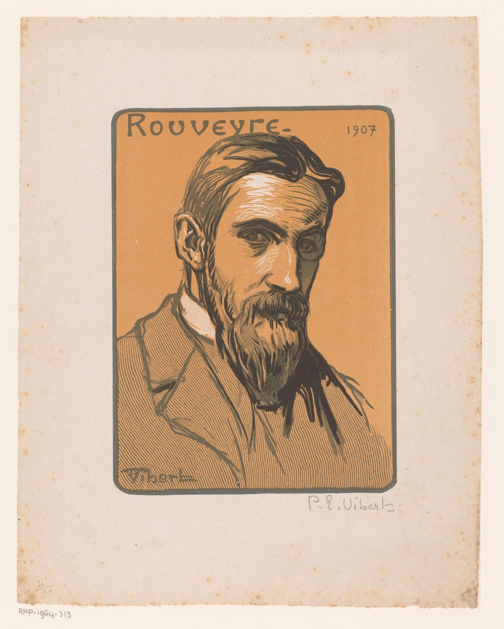 Portret de André Rouveyre
Rouveyre (título en el objeto) de Pierre Eugène Vibert (signed by artist)