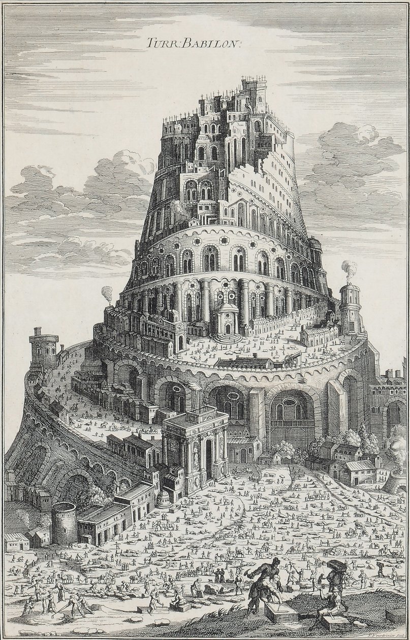 Torre de Babilonia de Pierre Fourdrinier