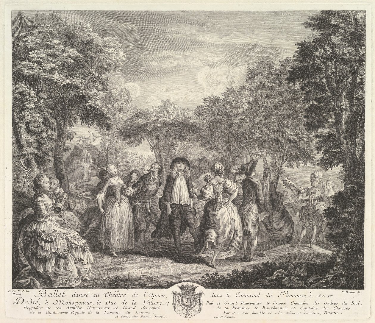 El Carnaval del Parnaso, 1761-62 de Pierre François Basan
