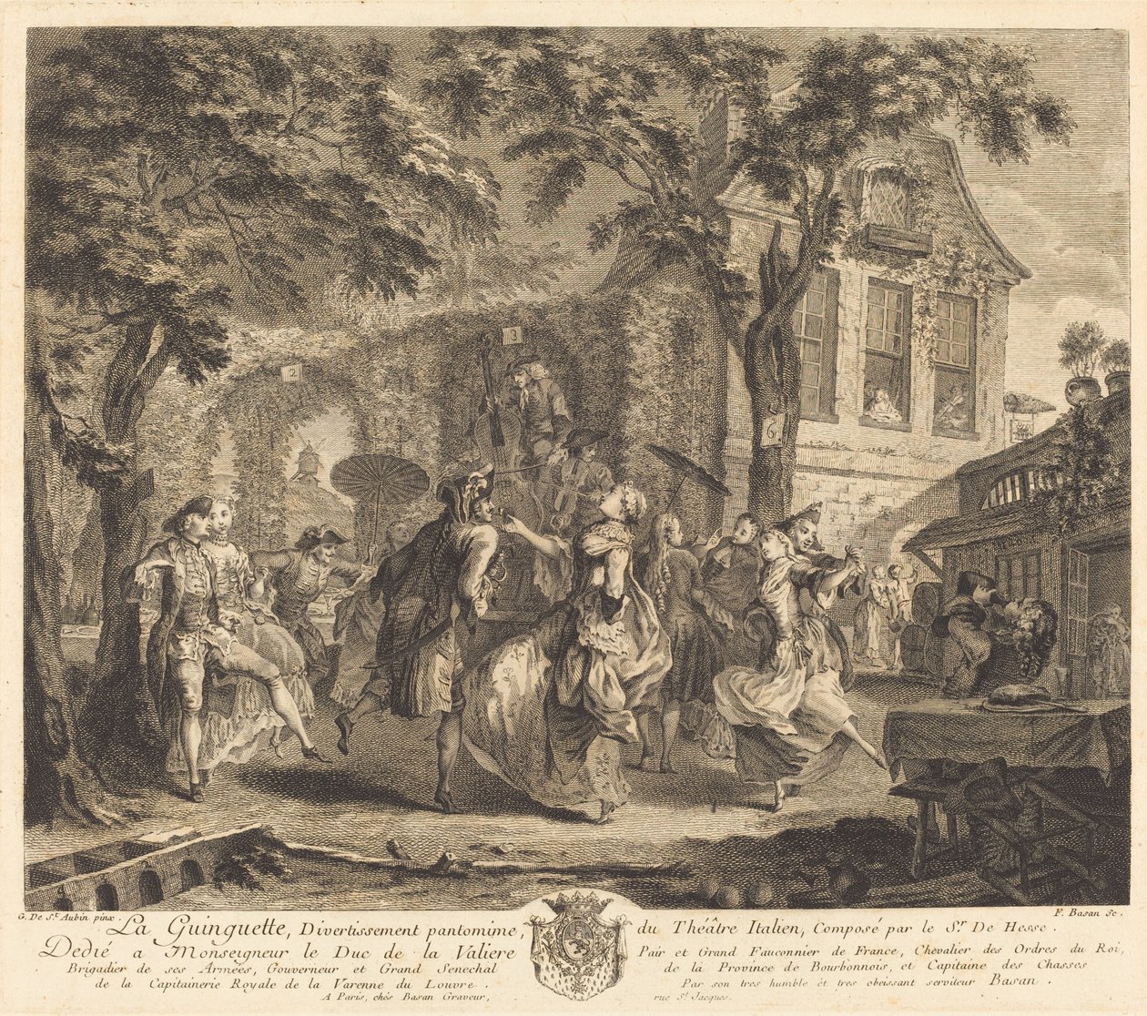 La taberna, 1761-1762 de Pierre François Basan