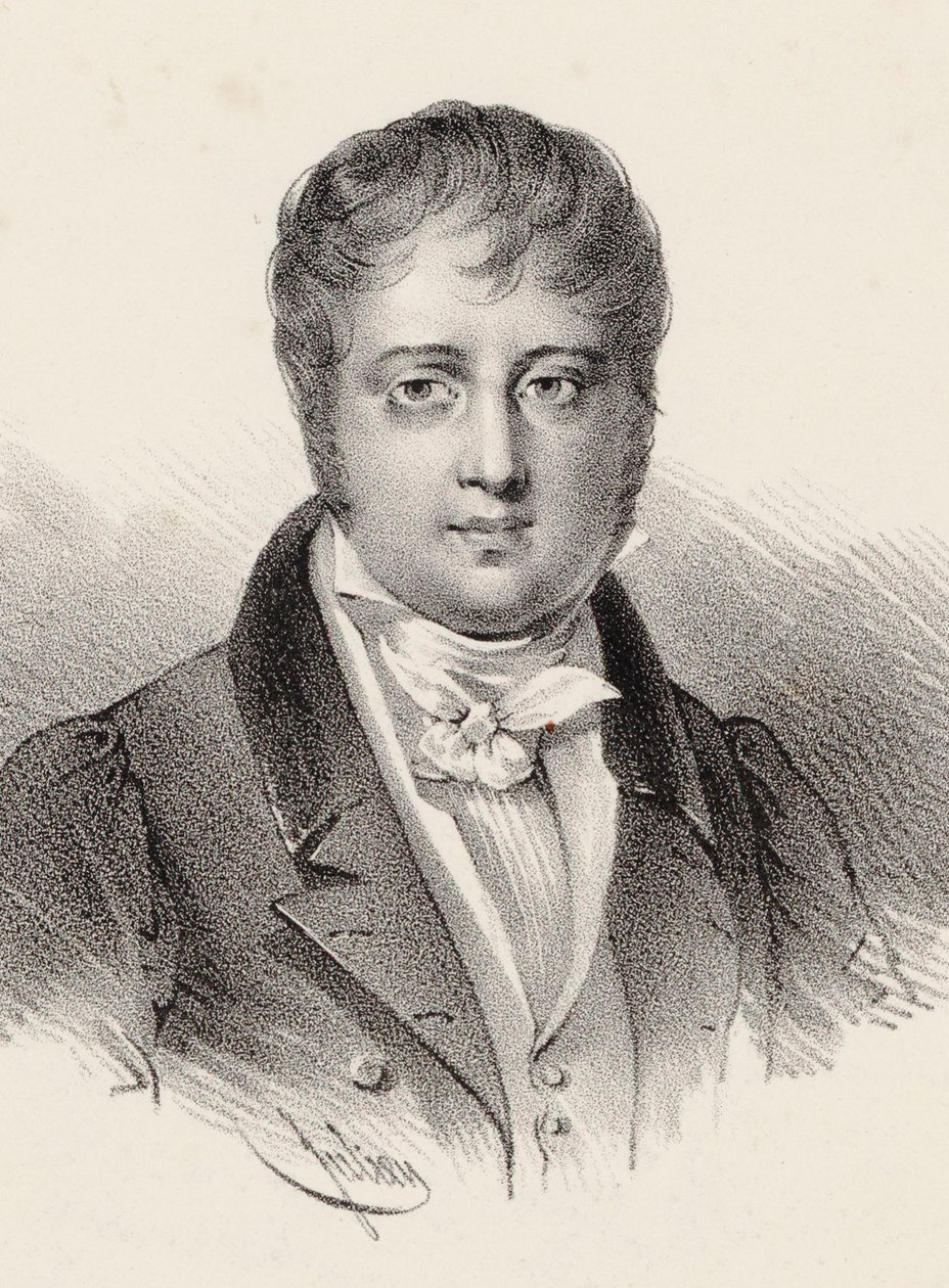Retrato del Compositor Nicolò Isouard 1775-1818 de Pierre François Ducarme