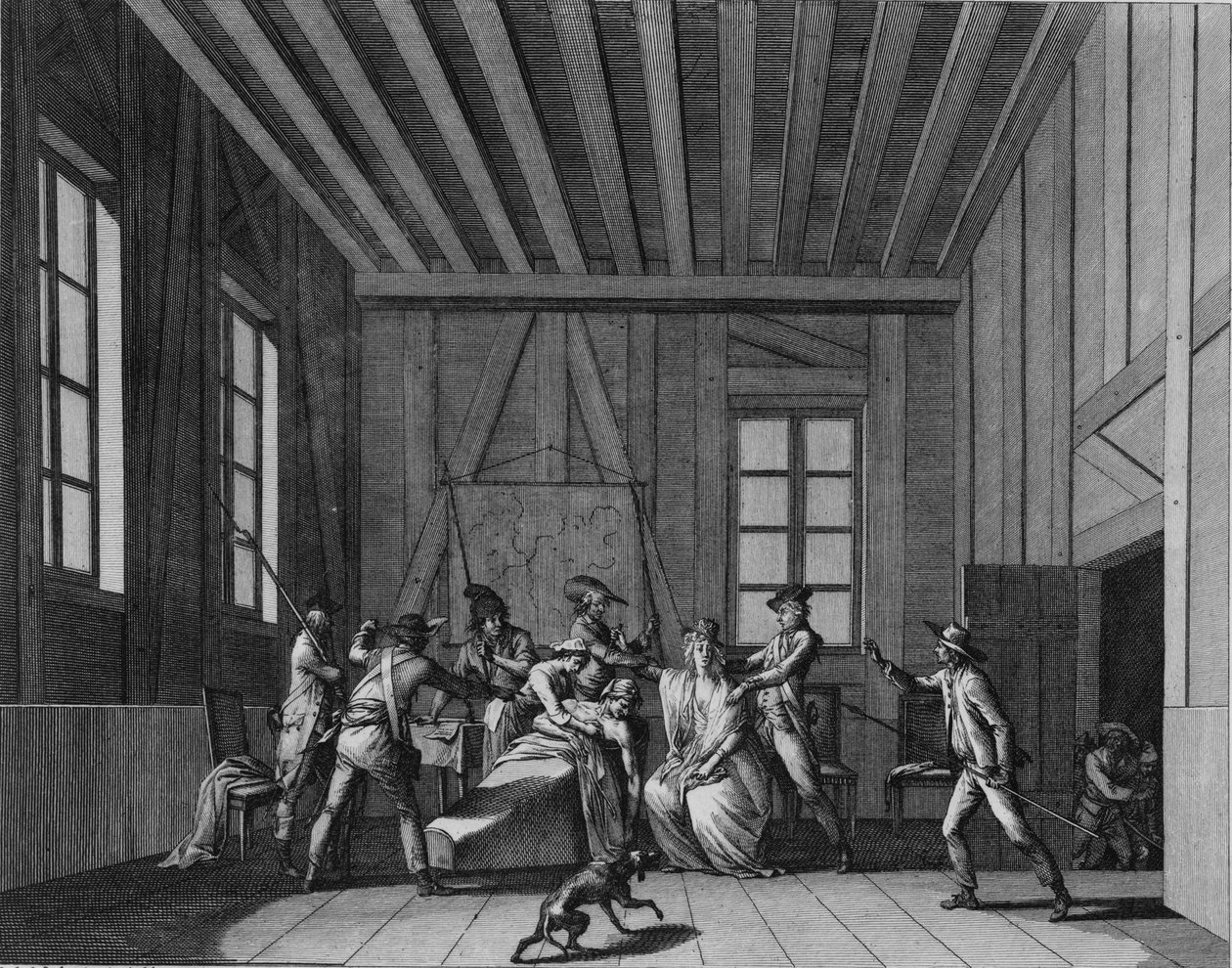 El asesinato de Jean-Paul Marat, c. 1795 de Pierre Gabriel Berthault