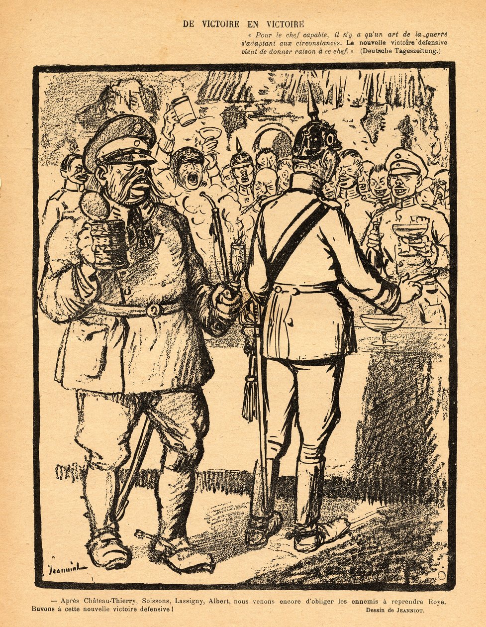 La lectura roja, satírica en B&N de Pierre Georges Jeanniot