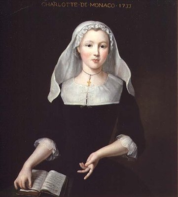 Retrato de Charlotte Grimaldi de Mónaco de Pierre Gobert