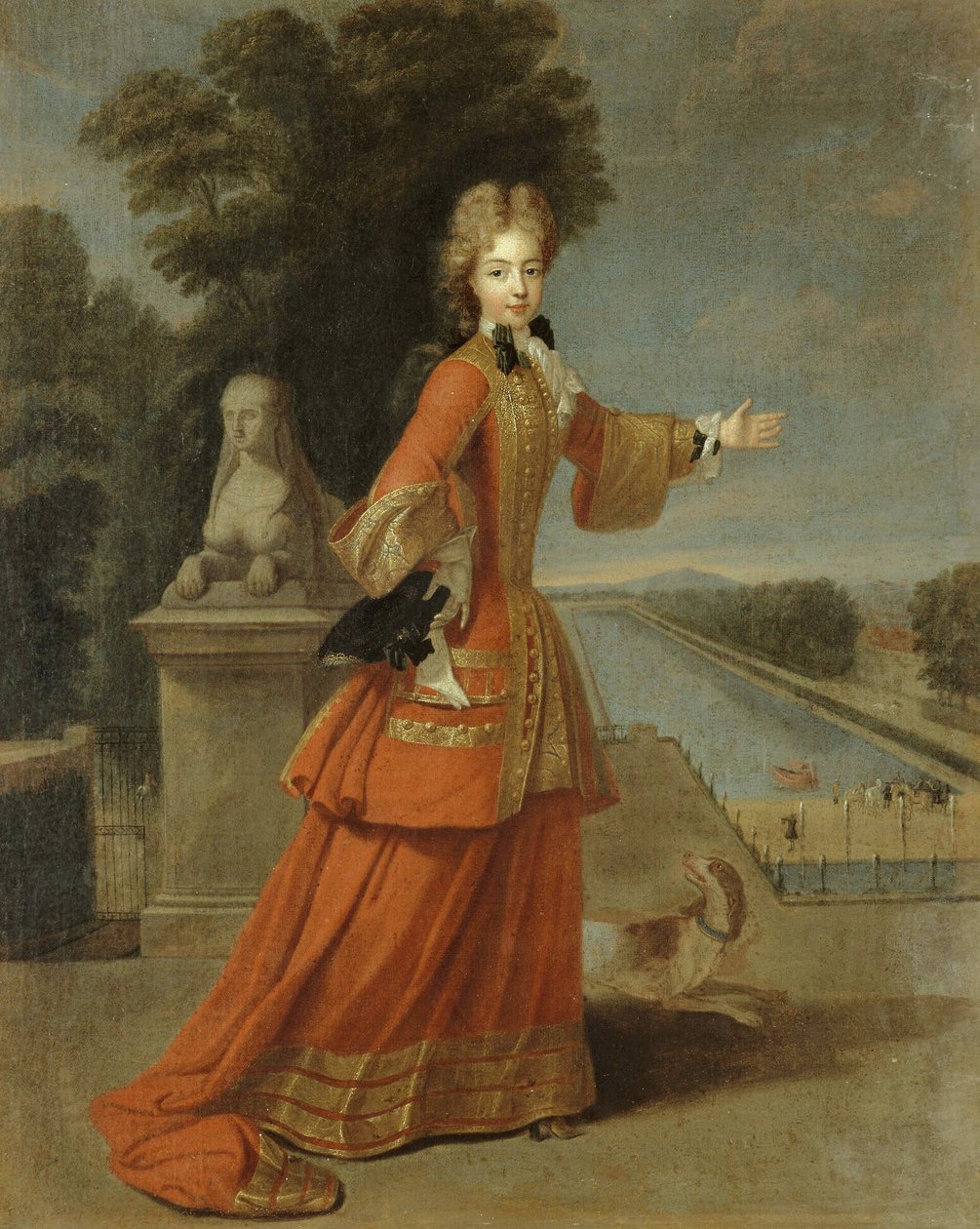 Retrato de María Adelaida de Saboya, duquesa de Borgoña de Pierre Gobert