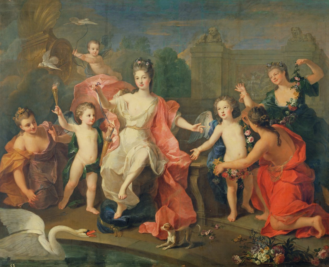 La Duquesa de Borgoña y sus Hijos de Pierre Gobert