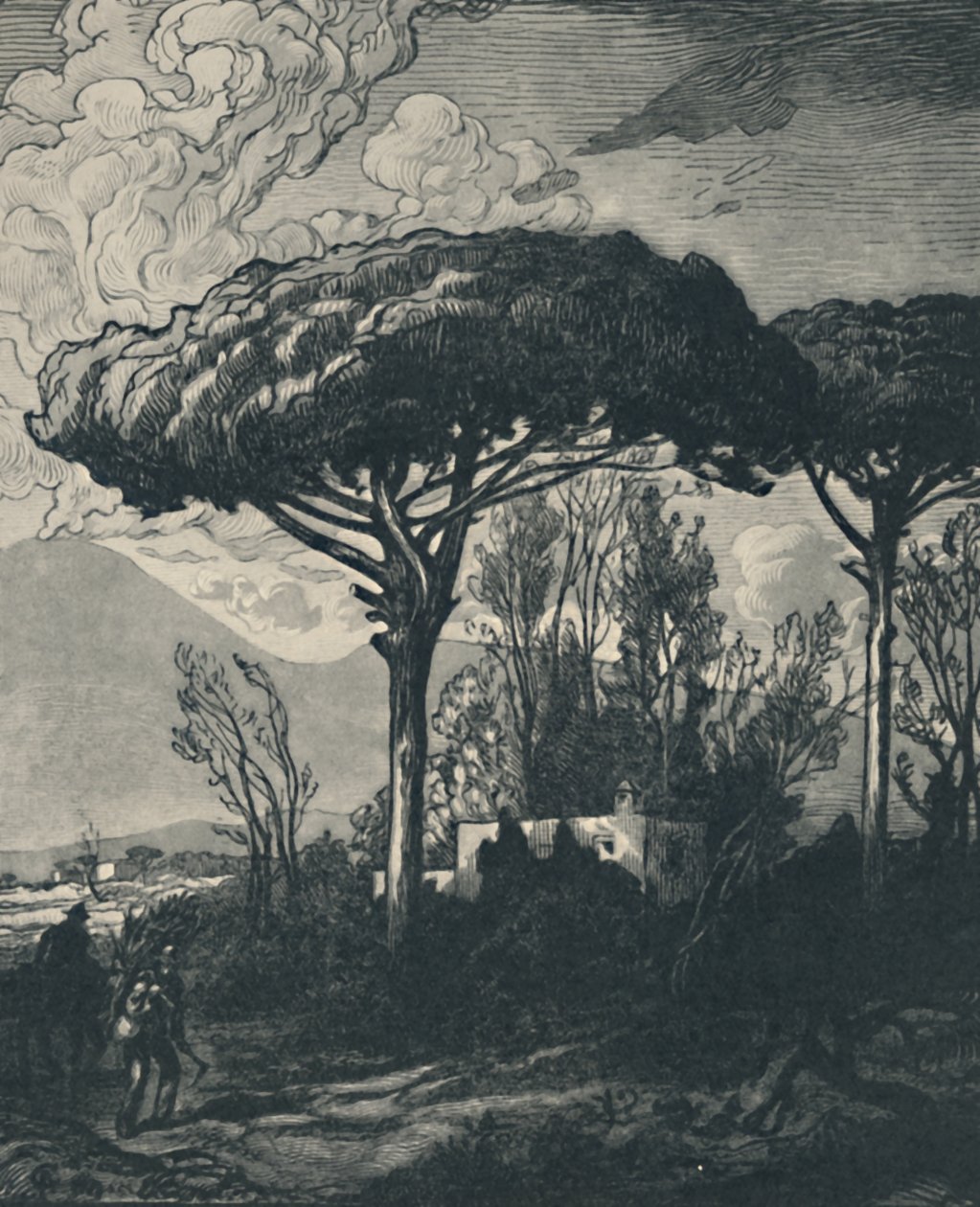 El Vesubio de Pompeya, 1919 de Pierre Gusman