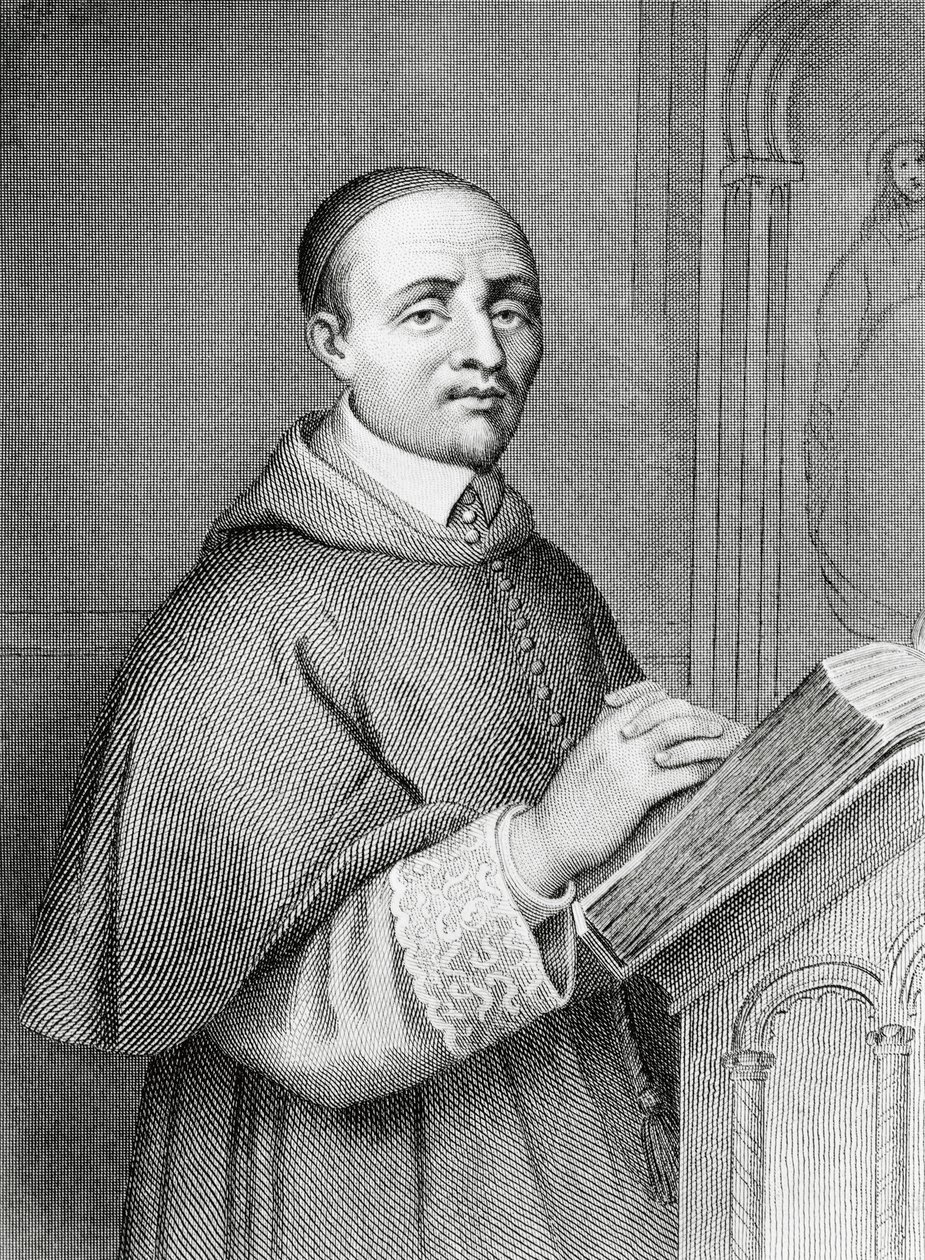 Retrato de Giulio Alberoni (1664-1752), cardenal y estadista italiano, primer ministro de Felipe V de España, grabado de Pierre-Gustave-Eugene Staal (1817-1882). de Pierre Gustave Eugene (1817 82) Staal