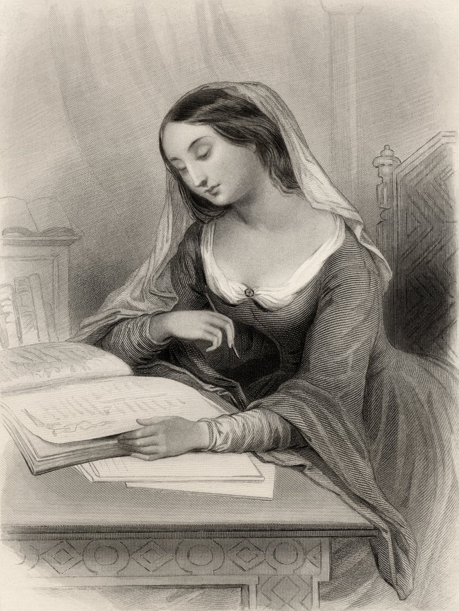 Heloísa (1101-60) ilustración de 