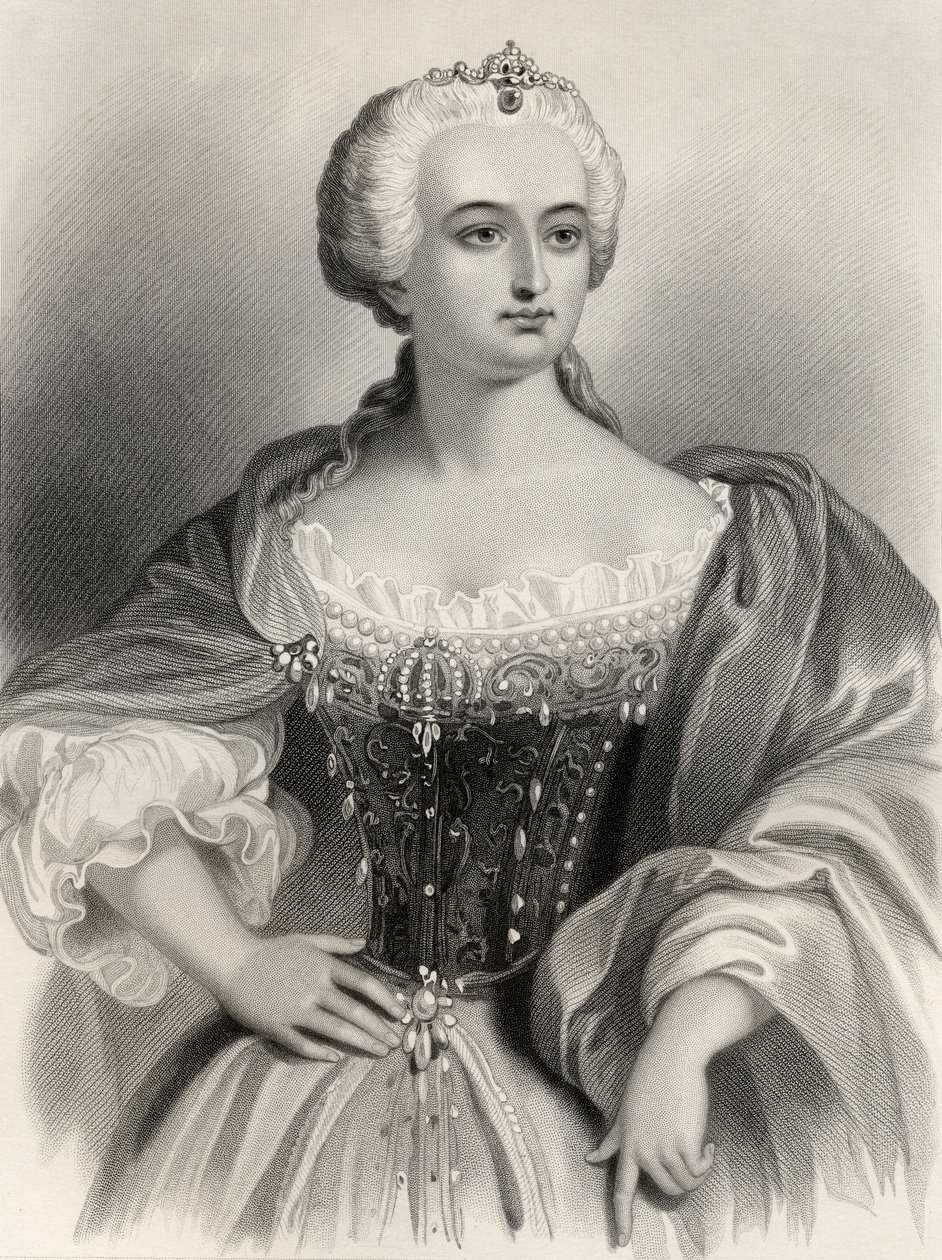 María Teresa (1717-80) Archiduquesa de Austria y Reina de Hungría y Bohemia, ilustración de 