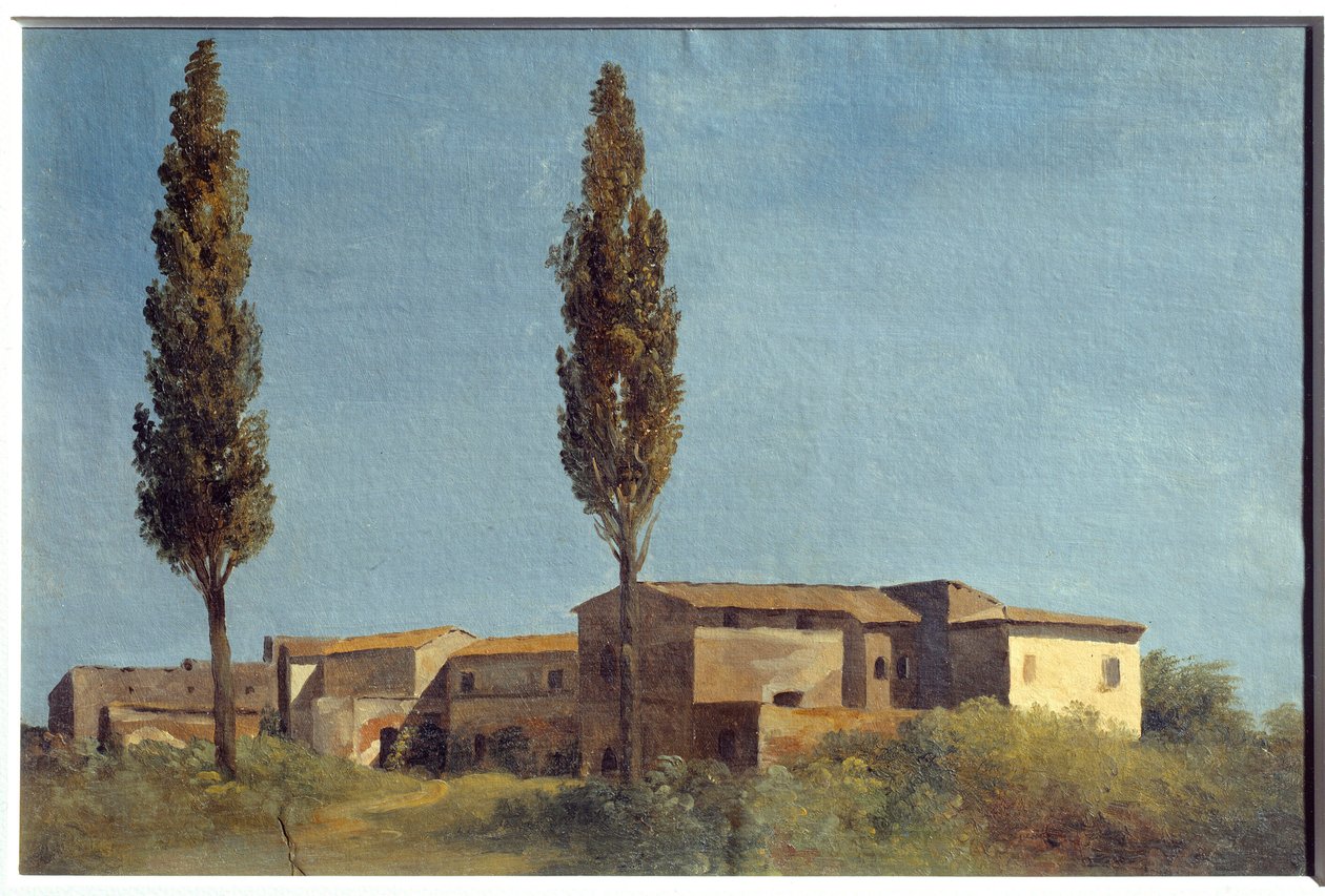 En Villa Farnese, los dos álamos de Pierre Henri de Valenciennes
