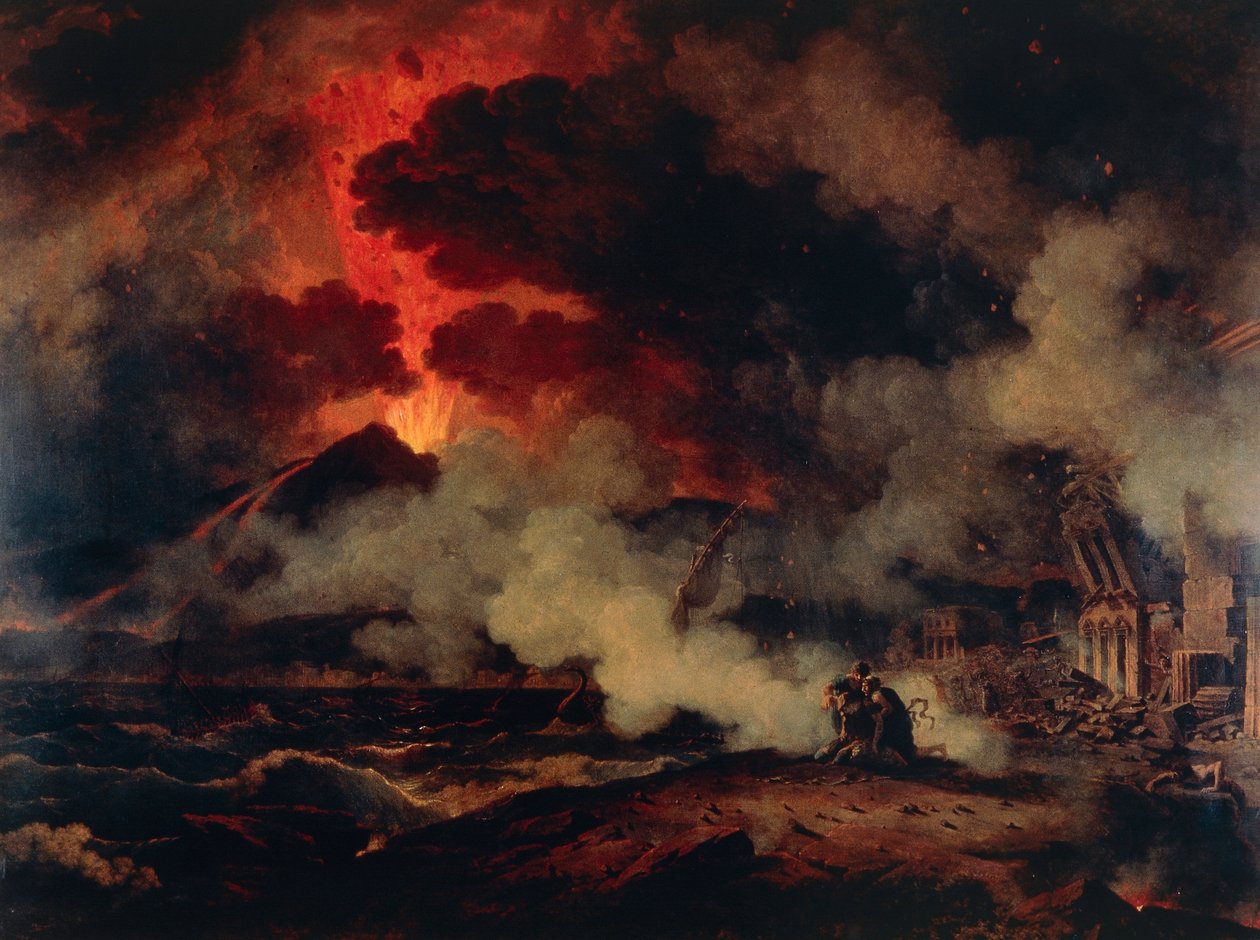 Erupción del Vesubio de Pierre Henri de Valenciennes
