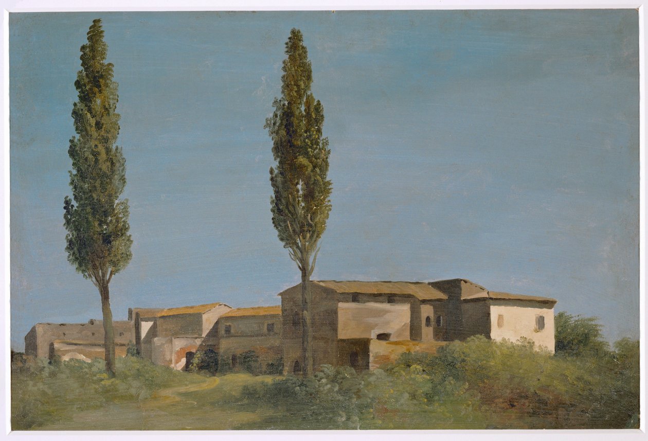 Fabrique en Villa Farnese: los dos álamos ... de Pierre Henri de Valenciennes