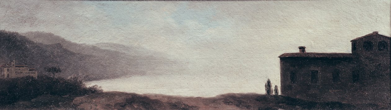 Lago Nemi bajo la lluvia de Pierre Henri de Valenciennes