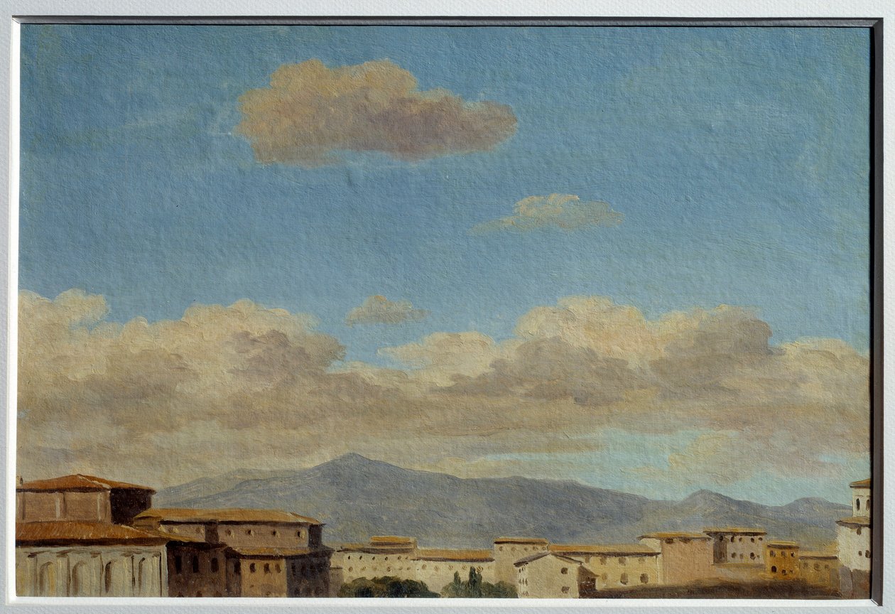 Estudio del cielo en el Quirinal (Roma) de Pierre Henri de Valenciennes