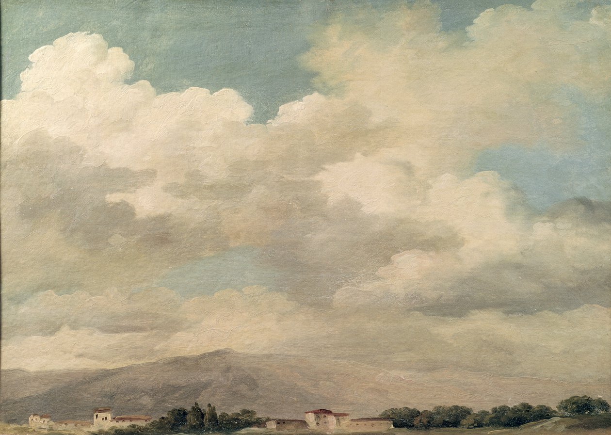 Estudio del cielo en el Quirinal de Pierre Henri de Valenciennes
