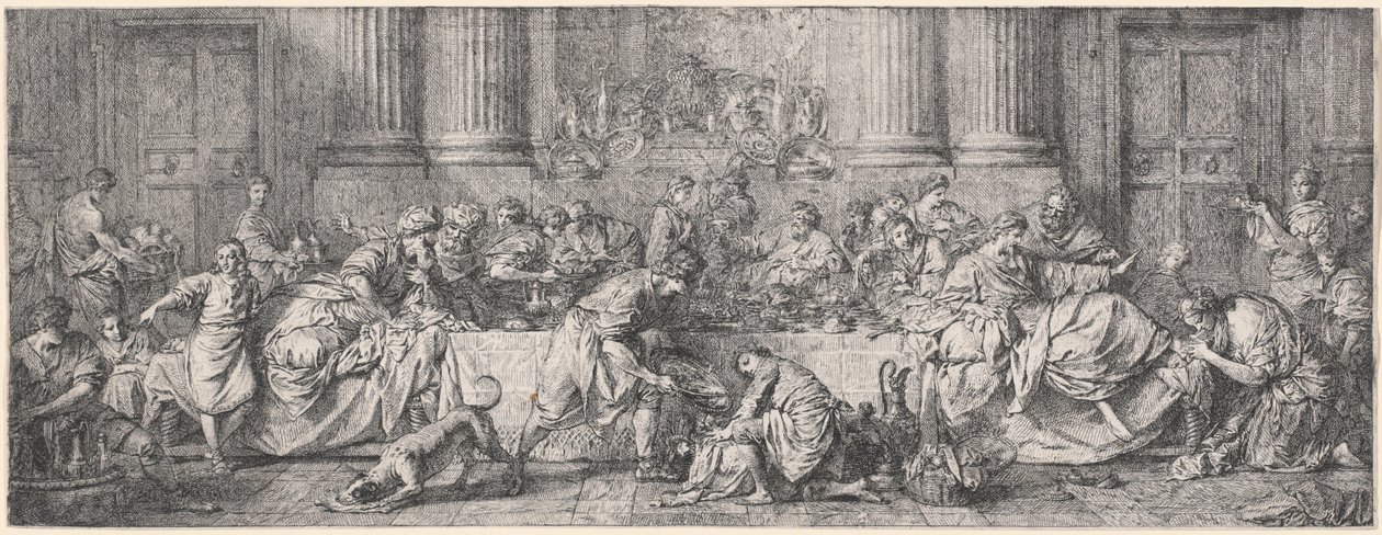 El festín en la casa de Simón de Pierre Hubert Subleyras
