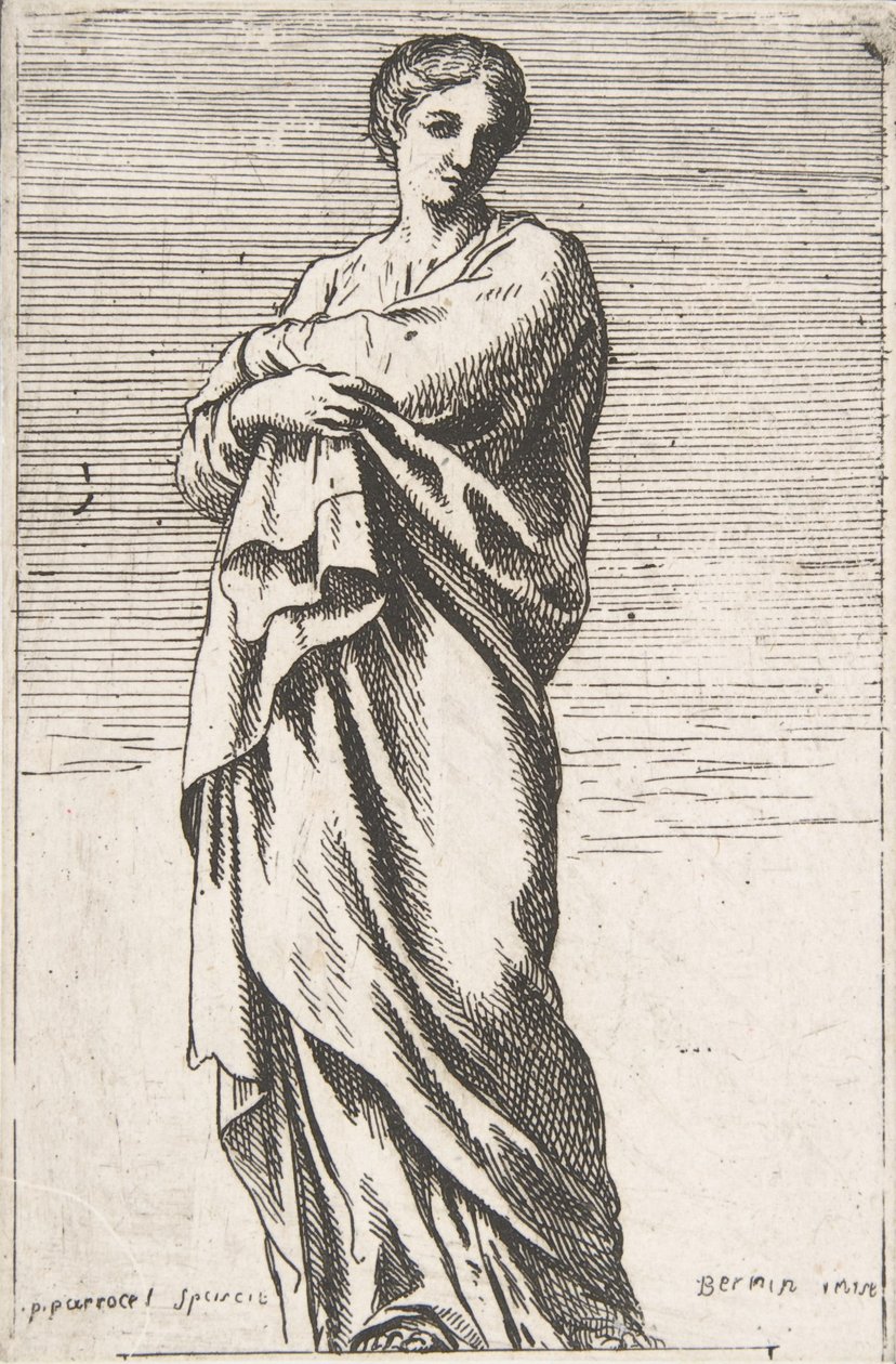 Figura femenina de pie, ca. 1739-40 de Pierre Ignace Parrocel