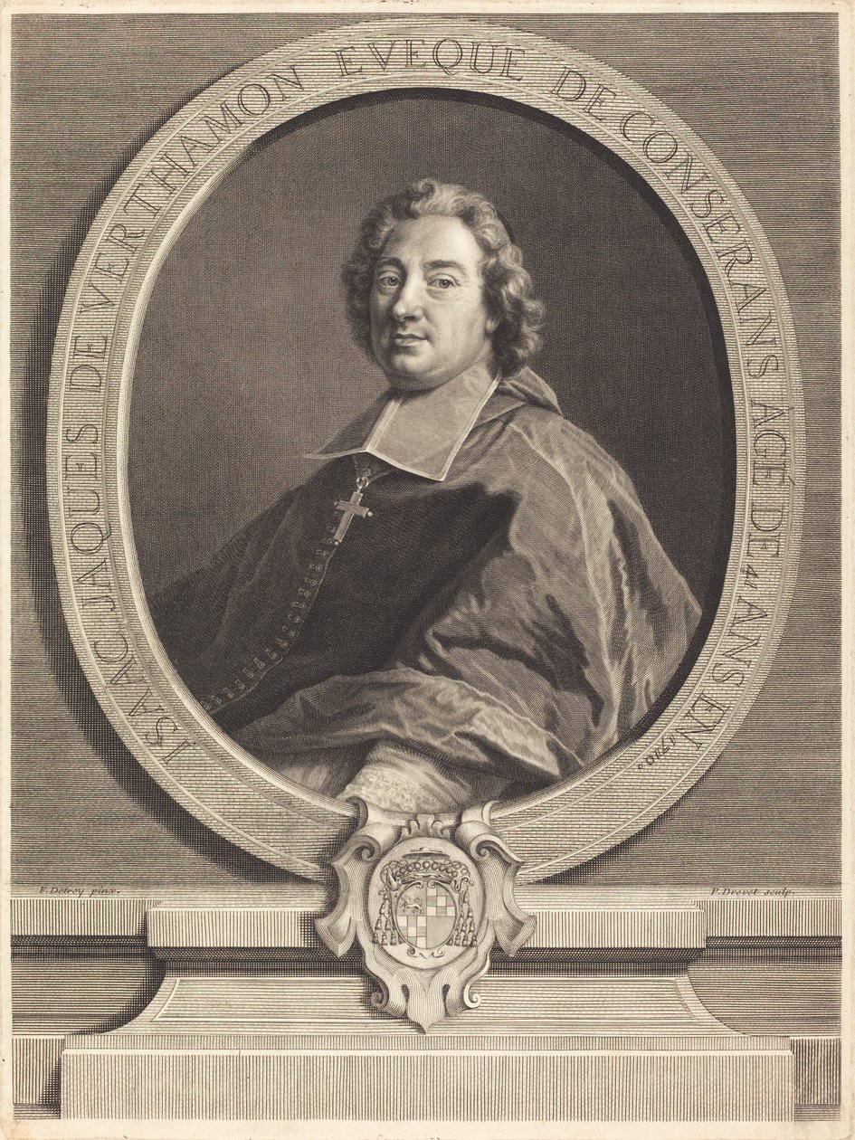 Isaac-Jacques de Verthamon de Pierre Imbert Drevet after François de Troy