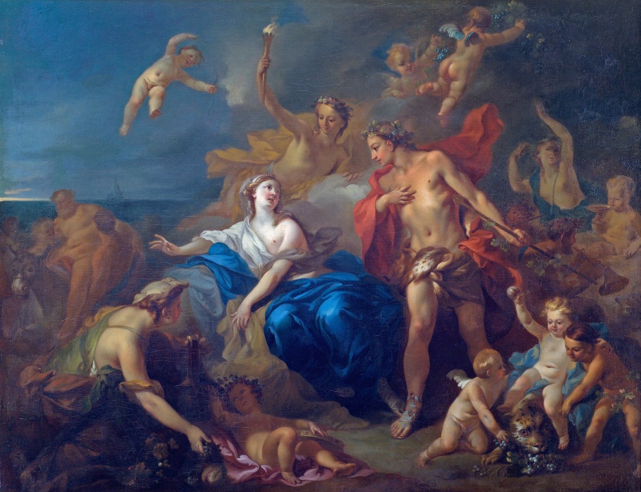 El matrimonio de Baco y Ariadna de Pierre Jacques Cazes