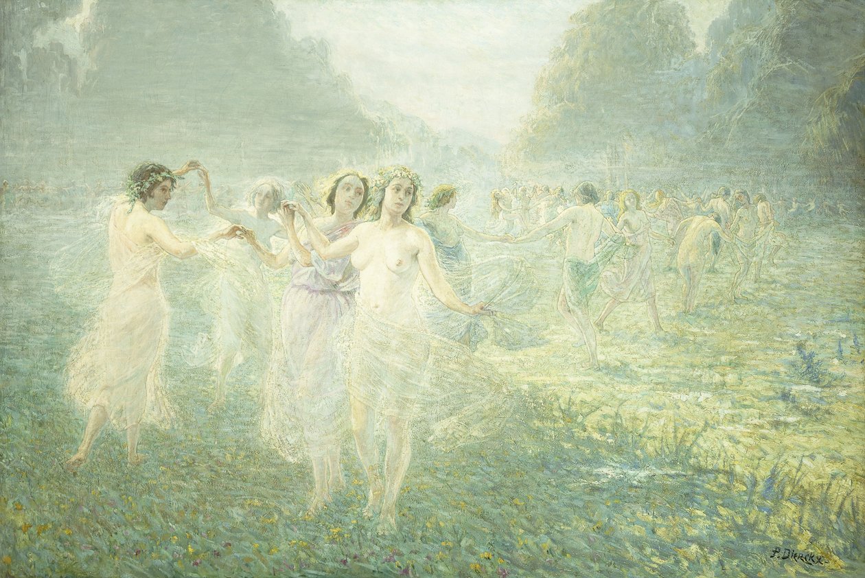Danza matinal de las sílfides; La Ronde Matinale des Sylphides de Pierre Jacques Dierckx