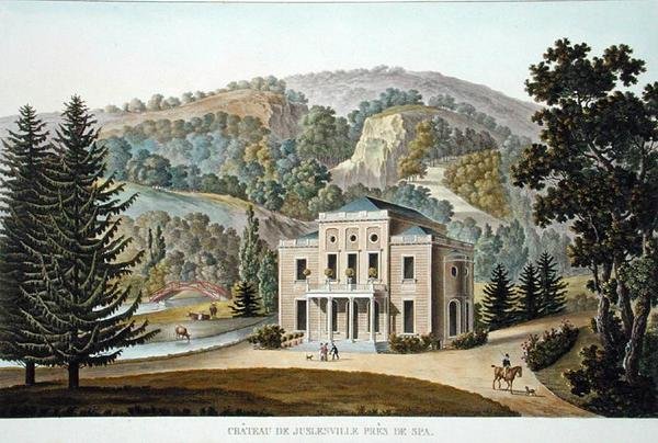 Castillo de Juslenville, cerca de Spa, de 
