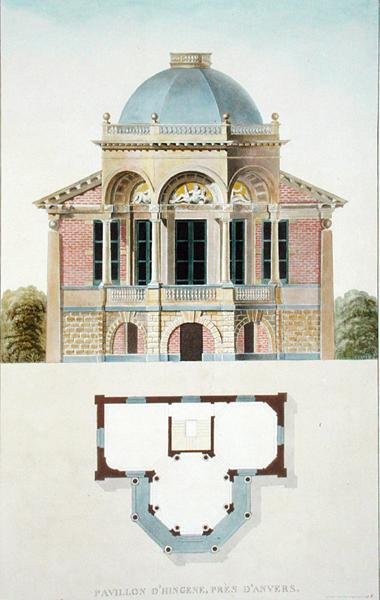 Pabellón de Hingene, cerca de Anvers, de 