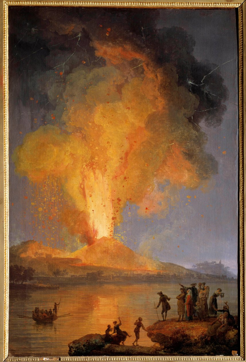 La erupción del Vesubio de Pierre Jacques Volaire