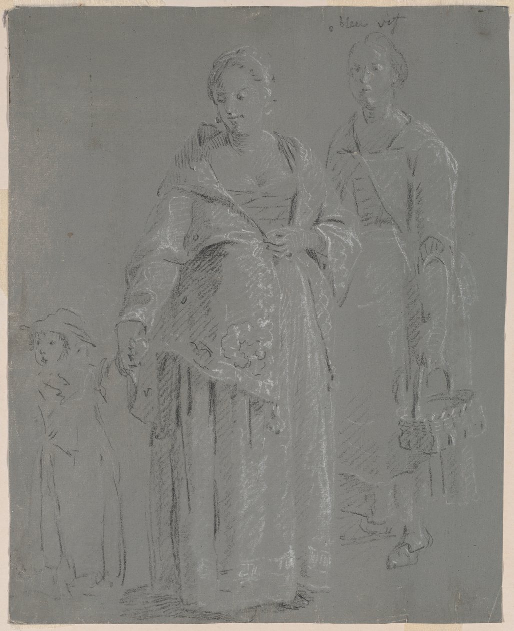 Tres figuras de Pierre Jacques Volaire