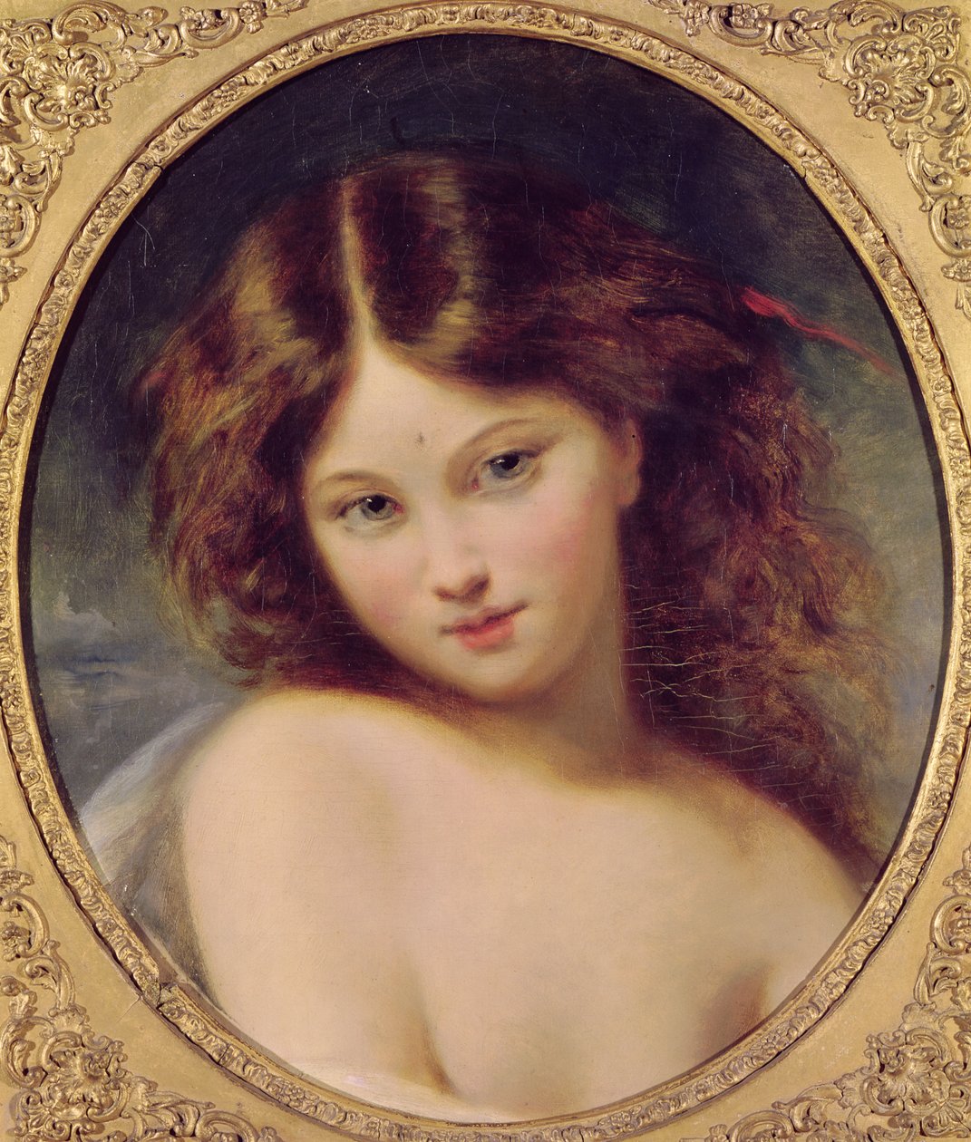 Cabeza de una joven de Pierre Joseph Dedreux Dorcy