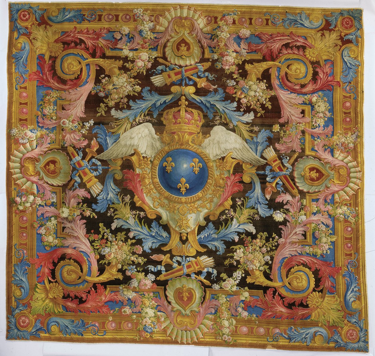 Alfombra Savonnerie de Luis XV de Pierre Josse Perrot