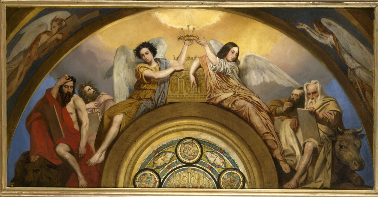 Boceto para la iglesia de Saint-Louis-en-l