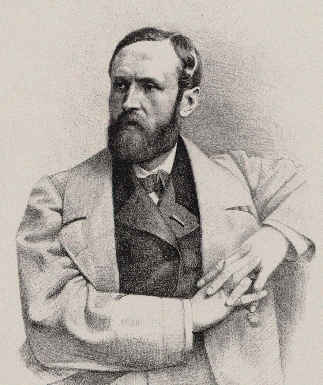Retrato del organista y compositor Louis James Alfred Lefébure-Wely 1817-1869, 1860 de Pierre Lanith Petit