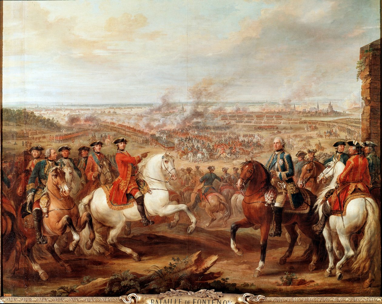Batalla de Fontenoy 11 de mayo de Pierre Lenfant