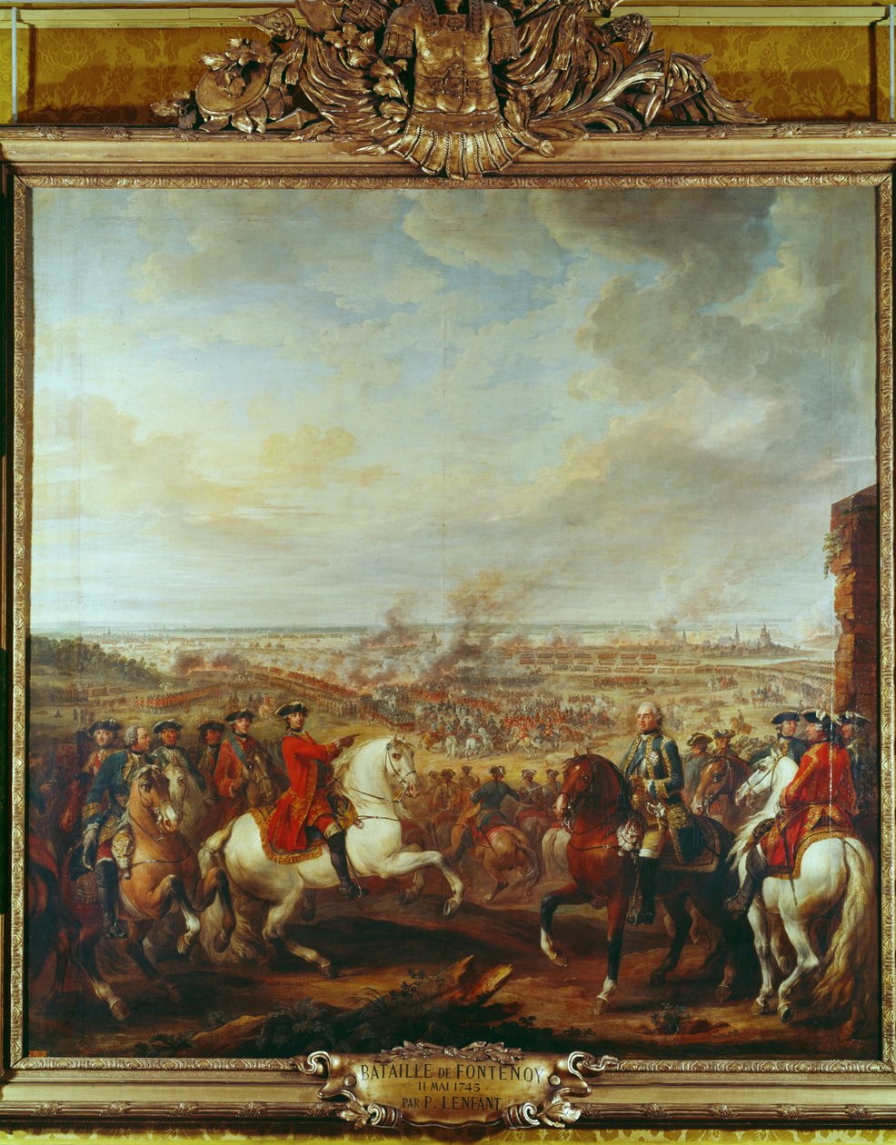La batalla de Fontenoy ... de Pierre Lenfant