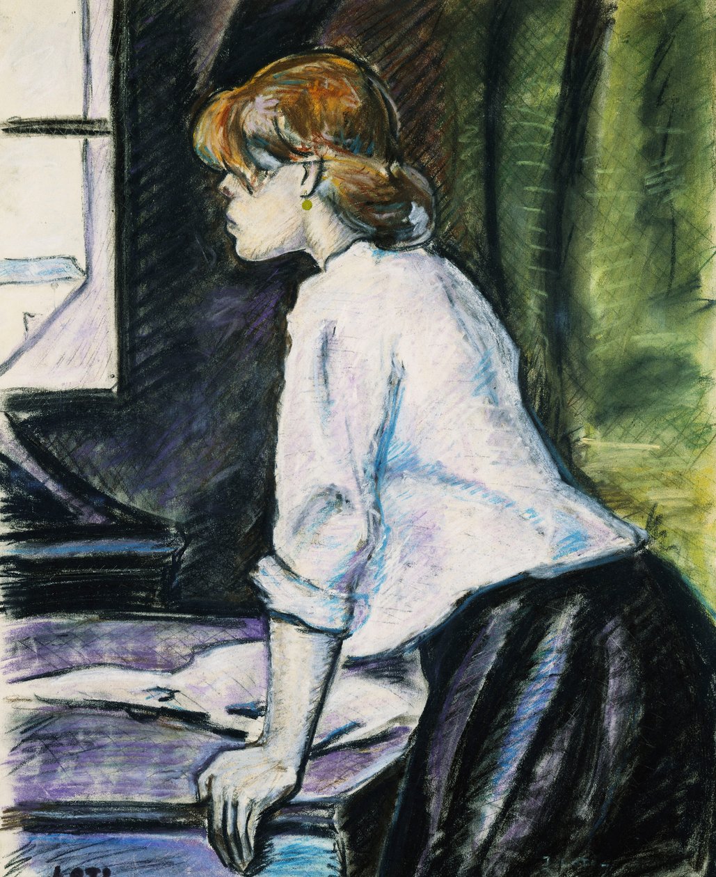 Chica en una ventana de Pierre Loti