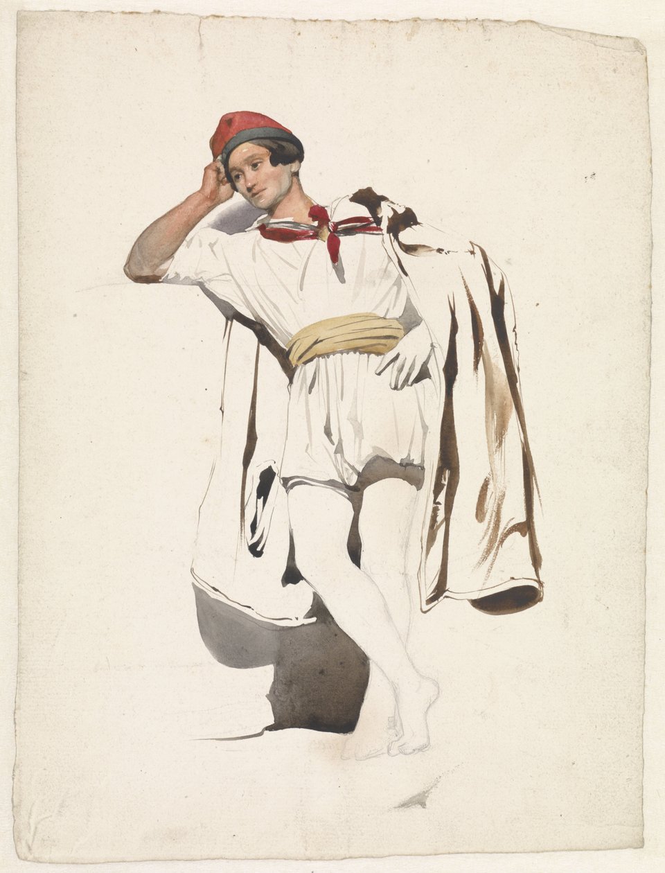 Joven de pie de Pierre Louis Dubourcq